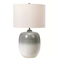 Lampa stołowa Chalk Farm - 1 źródło światła - Szary, kredowa biel