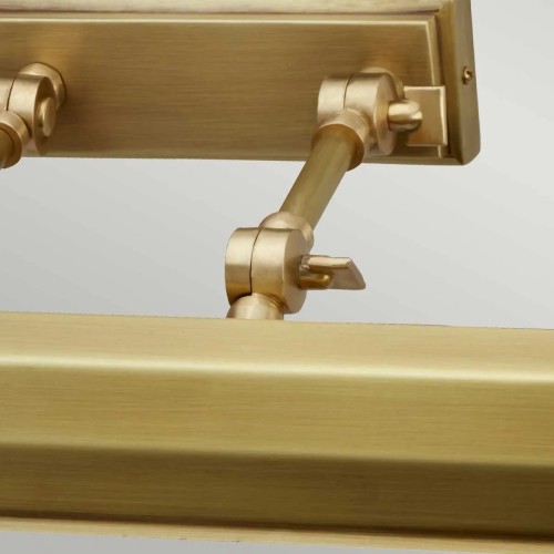 Duża obrazówka Chawton - 4 źródła światła - Postarzany mosiądz