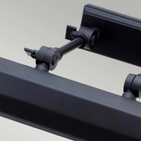 Duża obrazówka Chawton - 4 źródła światła - Czarny