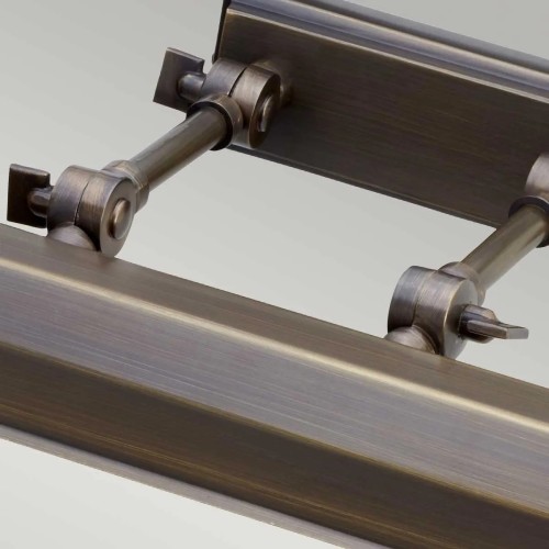 Duża obrazówka Chawton - 4 źródła światła - Ciemnobrązowy