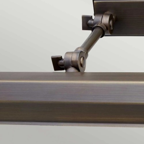 Duża obrazówka Chawton - 4 źródła światła - Ciemnobrązowy