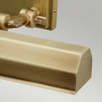 Średnia obrazówka Chawton - 2 źródła światła - Postarzany mosiądz