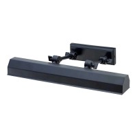 Średnia obrazówka Chawton - 2 źródła światła - Czarny