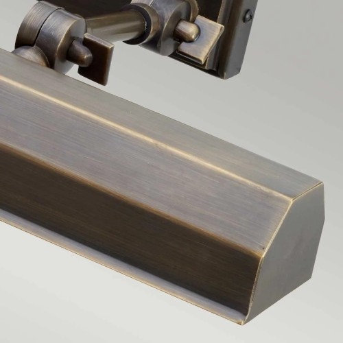 Średnia obrazówka Chawton - 2 źródła światła - Ciemnobrązowy