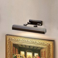 Średnia obrazówka Chawton - 2 źródła światła - Ciemnobrązowy