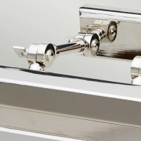 Średnia obrazówka Chawton - 2 źródła światła - Polerowany nikiel