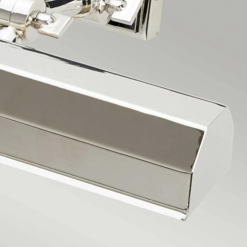 Średnia obrazówka Chawton - 2 źródła światła - Polerowany nikiel