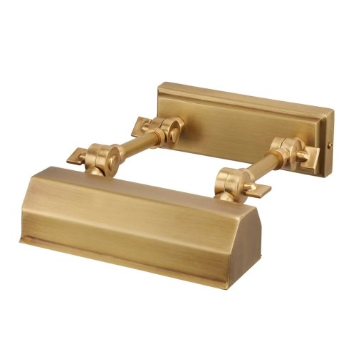 Mała obrazówka Chawton - 1 źródło światła - Postarzany mosiądz