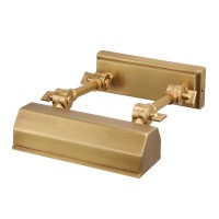 Mała obrazówka Chawton - 1 źródło światła - Postarzany mosiądz