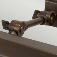 Mała obrazówka Chawton - 1 źródło światła - Ciemnobrązowy