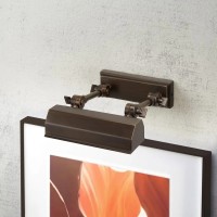 Mała obrazówka Chawton - 1 źródło światła - Ciemnobrązowy