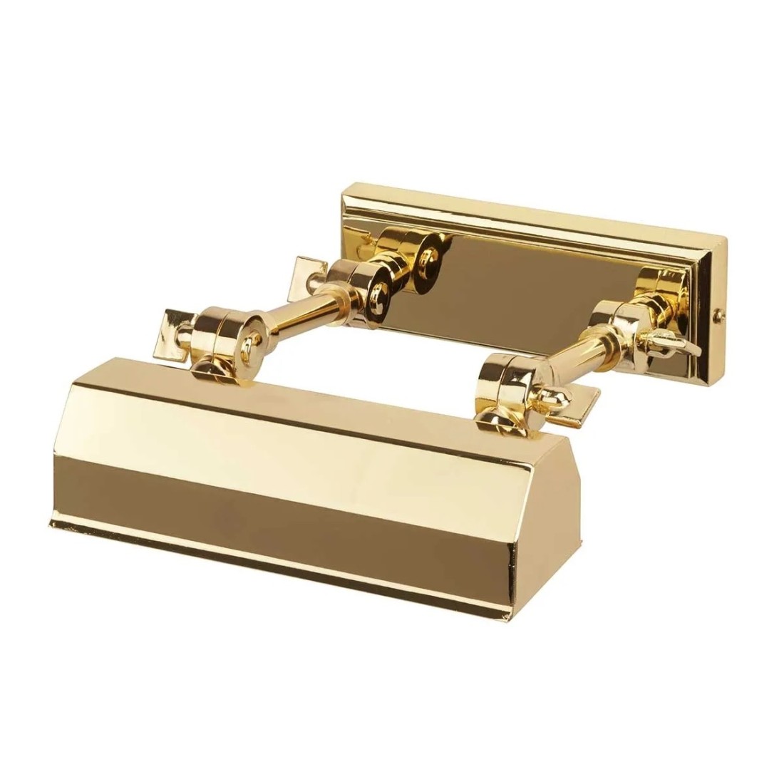 Mała obrazówka Chawton - 1 źródło światła - Polerowany mosiądz