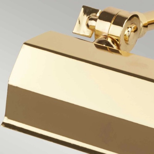 Mała obrazówka Chawton - 1 źródło światła - Polerowany mosiądz