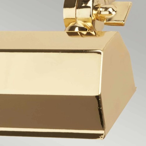 Mała obrazówka Chawton - 1 źródło światła - Polerowany mosiądz