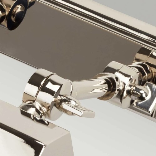 Mała obrazówka Chawton - 1 źródło światła - Polerowany nikiel