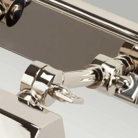 Mała obrazówka Chawton - 1 źródło światła - Polerowany nikiel