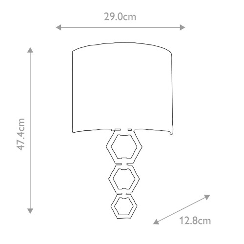 Średni kinkiet Clark - 1 źródło światła - Polerowany chrom