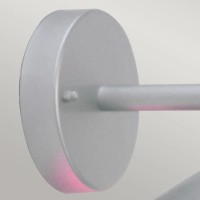 Latarnia naścienna Copenhagen - 1 źródło światła - Srebrny