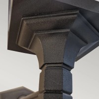 Latarnia naścienna Chapel CP1 - 1 źródło światła - Czarny