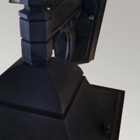 Latarnia naścienna Chapel CP2 - 1 źródło światła - Czarny