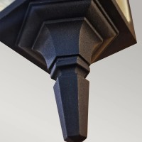 Latarnia naścienna Chapel CP2 - 1 źródło światła - Czarny