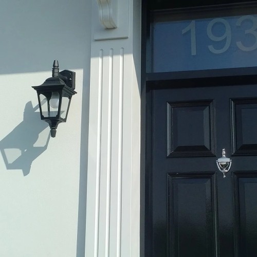 Latarnia naścienna Chapel CP2 - 1 źródło światła - Czarny