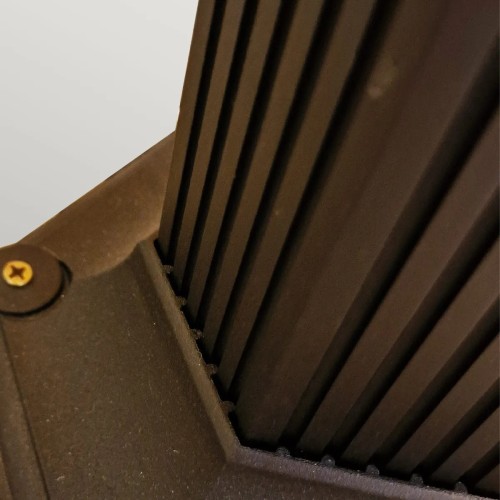 Latarnia uliczna Chapel CP8 - 2 źródła światła - Czarny