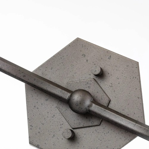 Kinkiet Crown - 2 źródła światła - Rdzawe żelazo