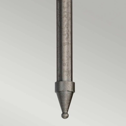 Kinkiet Crown - 2 źródła światła - Rdzawe żelazo