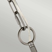 Żyrandol Crown - 3 źródła światła - Rdzawe żelazo