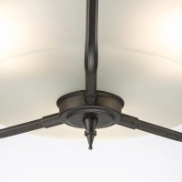 Półplafon Crown - 3 źródła światła - Rdzawe żelazo