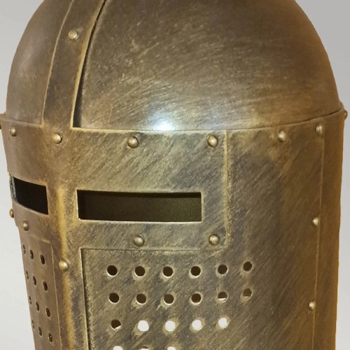 Lampa stołowa Crusader - 1 źródło światła - Oksydowany brąz