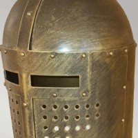 Lampa stołowa Crusader - 1 źródło światła - Oksydowany brąz