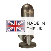 Lampa stołowa Crusader - 1 źródło światła - Oksydowany brąz