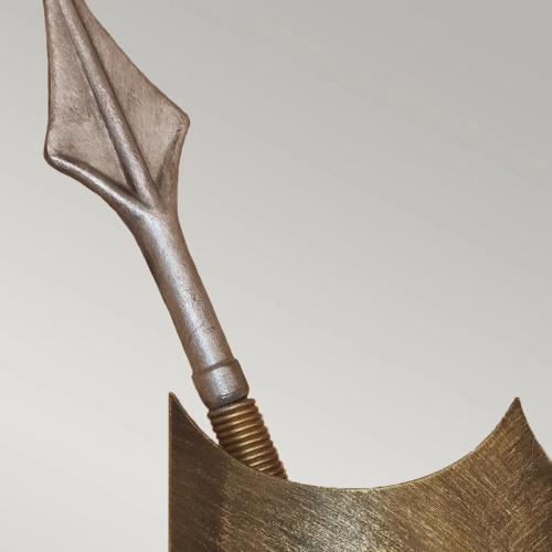 Kinkiet Crusader - 2 źródła światła - Oksydowany brąz