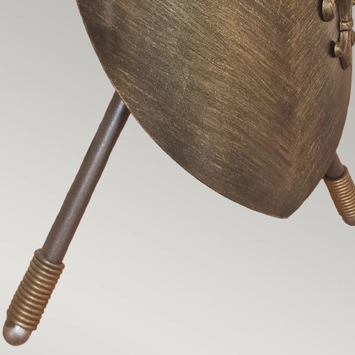 Kinkiet Crusader - 2 źródła światła - Oksydowany brąz