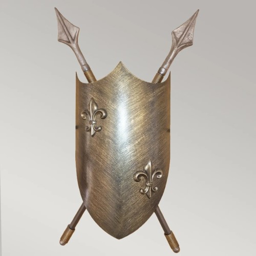 Kinkiet Crusader - 2 źródła światła - Oksydowany brąz