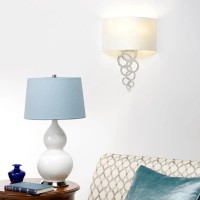 Duży kinkiet Curtis - 2 źródła światła - Polerowany chrom