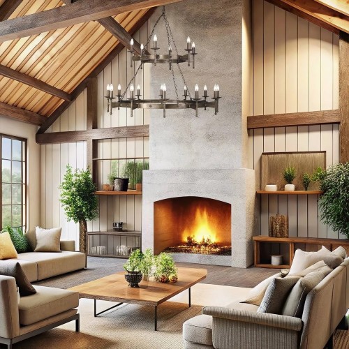 Żyrandol Cromwell - 18 źródeł światła - Postarzany brąz