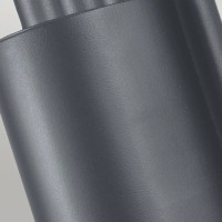 Latarnia naścienna Dali - 2 źródła światła - Szary