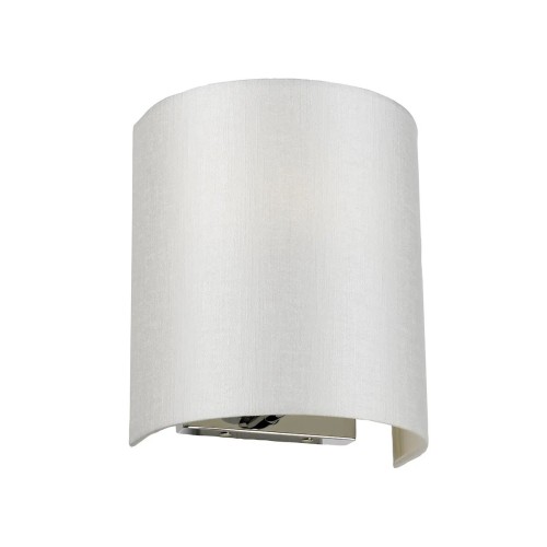 Mały kinkiet Cooper - 1 źródło światła - Polerowany chrom