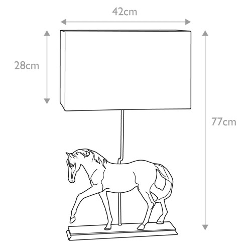 Lampa stołowa Dorado - 1 źródło światła - Brązowa patyna