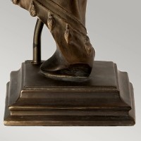 Lampa stołowa Eclipse - 1 źródło światła - Brązowa patyna