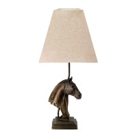 Lampa stołowa Eclipse - 1 źródło światła - Brązowa patyna