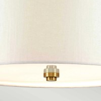 Plafon 76,2 cm Fletcher - 7 źródeł światła - Postarzany mosiądz