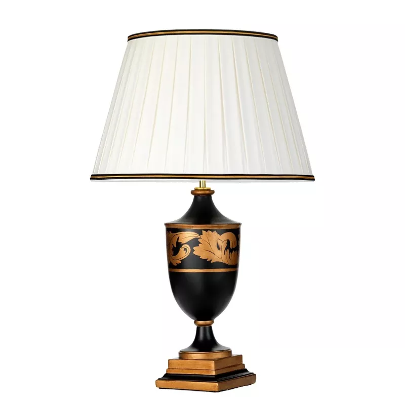 Lampa stołowa Narbonne - 1 źródło światła - Czarny, złoty