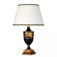 Lampa stołowa Narbonne - 1 źródło światła - Czarny, złoty