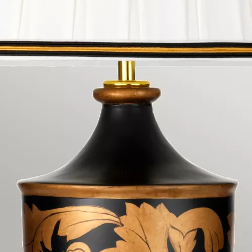 Lampa stołowa Narbonne - 1 źródło światła - Czarny, złoty