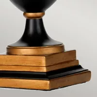 Lampa stołowa Narbonne - 1 źródło światła - Czarny, złoty