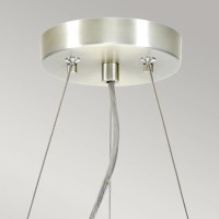 Lampa wisząca 35,6 cm Pearce - 3 źródła światła - Polerowany chrom
